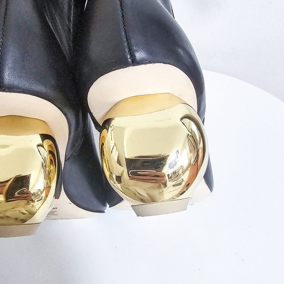 Cult Gaia black Mari 50mm leather ankle boots Size EU 38/US 8 - Picture 8 of 12